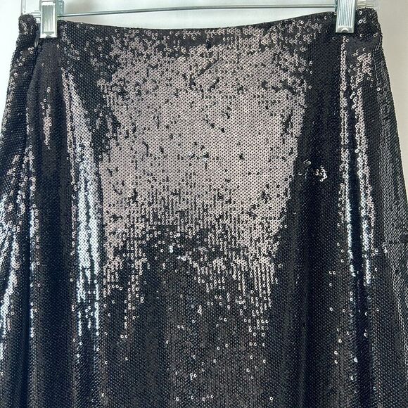 Michael Kors Sequined A-line midi Skirt, Style # MH370AOBS6 NWT size small - Picture 7 of 14